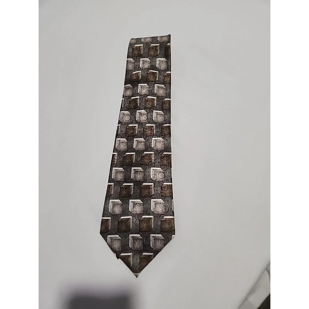 Pierre Cardin Men's Necktie Multicolor Tie Silk
